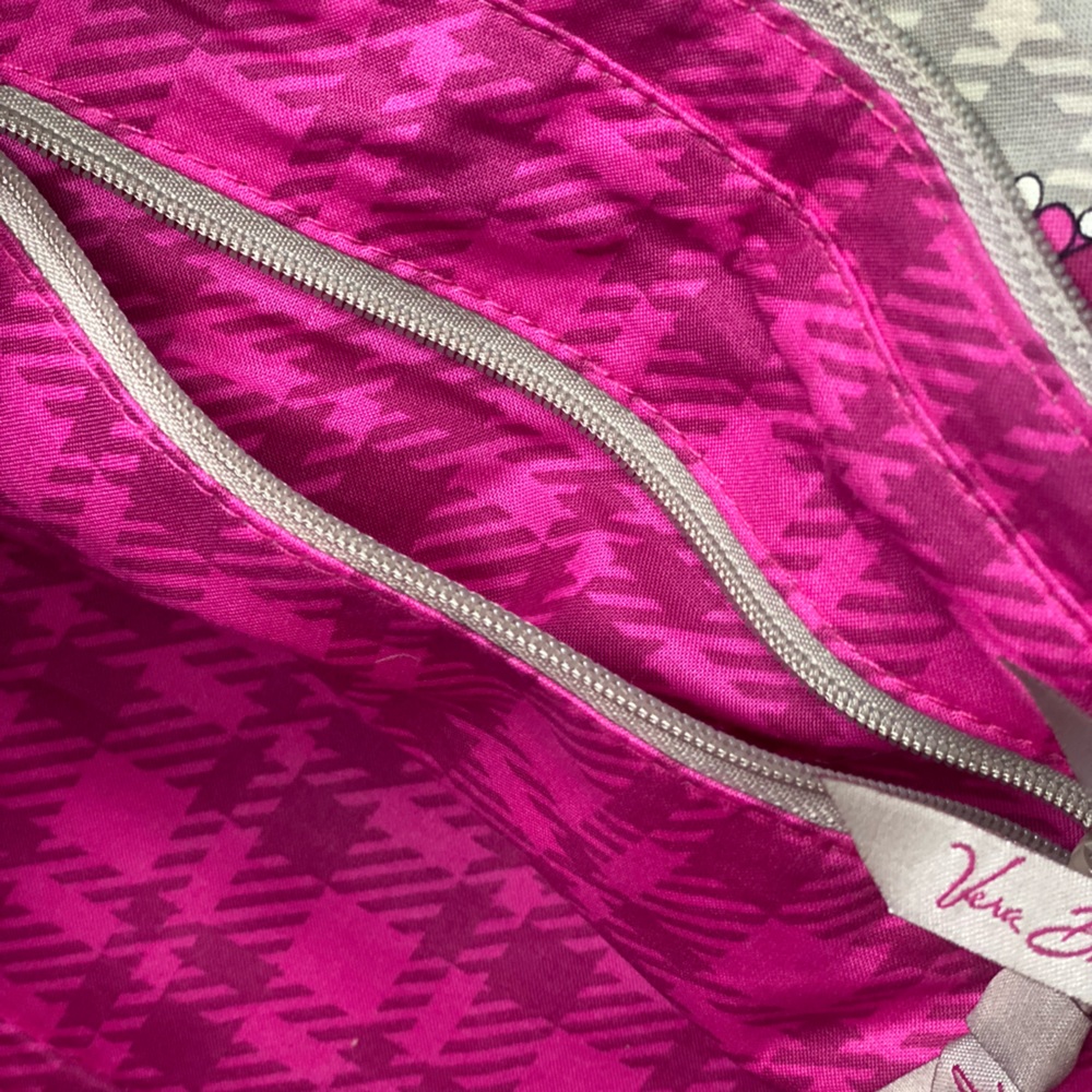 Vera Bradley Paisley Quilted  shoulder Chain Bag Pink - Picture 5 of 16
